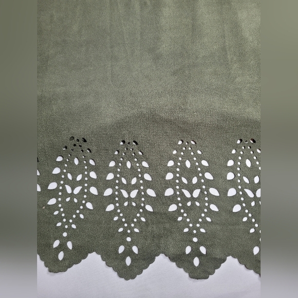 Melissa Paige Boho Faux Suede Dress sz PL - Picture 3 of 8